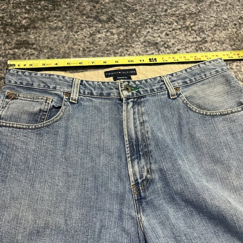 Vintage Tommy Hilfiger Jeans Relaxed Fit Mens 36x30 Blue Baggy Skater‎ Y2K